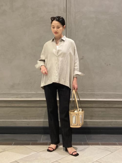 ユナイテッドアローズ　ラインホワイトミュール　38 2ライン ミュールサンダル 25S（サンダル）｜UNITED ARROWS