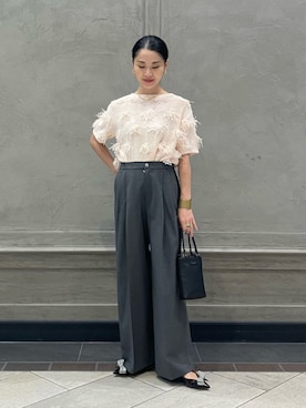 YONEHAMAさん（レディース・157cm）の夏コーディネート