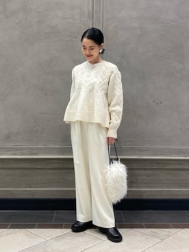 「united arrows」｜「アイテム（ブーツ）」を使った、YONEHAMAさん（レディース・157cm）の秋コーディネート