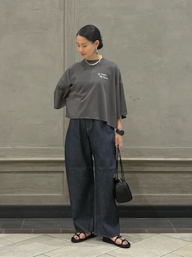 「UNITED ARROWS（ユナイテッドアローズ）のアイテム」を使った、YONEHAMAさん（レディース・157cm）の夏コーディネート