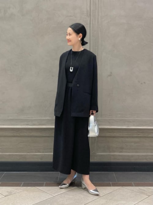 極美品 ユナイテッドアローズ ノーカラージャケット セットアップ ネイビー L 楽天市場】【SALE／80%OFF】UBCSRAMIEVノーカラージャケット