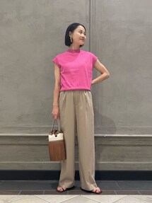 新品同様　＜ASTRAET＞アストラット　サテン ソクショウ ワイドパンツ ASTRAET（アストラット）の「＜ASTRAET＞CU/N サテン ソクショウ