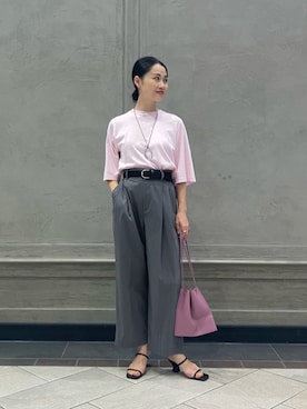 「LOEFF」｜「アイテム（アクセサリー）」を使った、YONEHAMAさん（レディース・157cm）の夏コーディネート