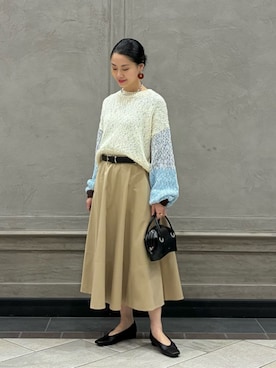 YONEHAMAさん（レディース・157cm）の春コーディネート