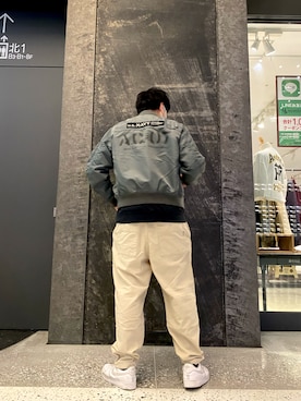 しんちゃんさん（メンズ・181cm）の春コーディネート