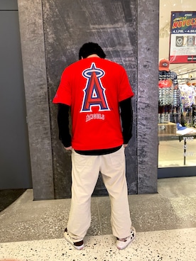 「AVIREX（アヴィレックス）の【直営店限定】ユーティリティ パンツ / UTILITY PANTS /アヴィレックス/ AVIREX（その他パンツ、グリーン系）」を使った、しんちゃんさん（メンズ・181cm）の春コーディネート