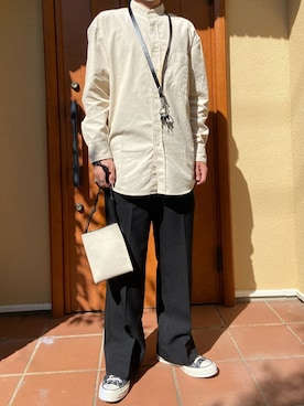 「JIL SANDER（ジルサンダー）のアイテム（キーケース/キーアクセサリー）」を使った、로끼さん（メンズ・171cm）の秋コーディネート