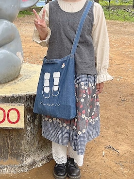 「ごきげんウィーク」｜「アイテム（その他シューズ）」を使った、kinokowknさん（レディース・153cm）の春コーディネート