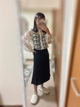 「CLEA（クレア）のアイテム（ワンピース/ドレス）」を使った、ぺあふらさん（レディース・152cm）の夏コーディネート