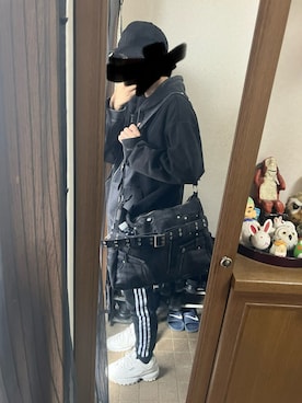 「アイテム（キャップ）」を使った、じっくんさん（メンズ・168cm）の秋コーディネート