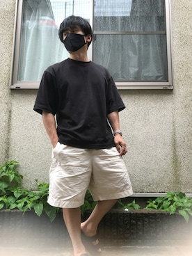 「YArKA（ヤーカ）のアイテム」を使った、ゆうたさん（メンズ・163cm）の夏コーディネート