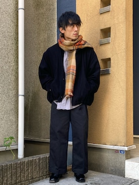「thproducts」｜ゆうたさん（メンズ・163cm）の冬コーディネート