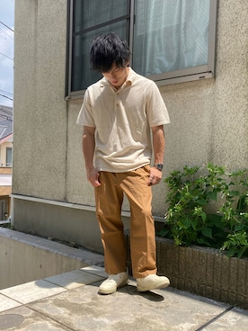「UNIQLO U」｜ゆうたさん（メンズ・163cm）の夏コーディネート