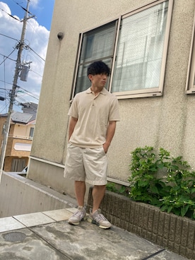 「UNIQLO U」｜ゆうたさん（メンズ・163cm）の夏コーディネート