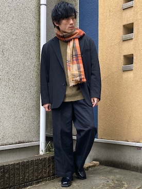 「thproducts」｜ゆうたさん（メンズ・163cm）の冬コーディネート