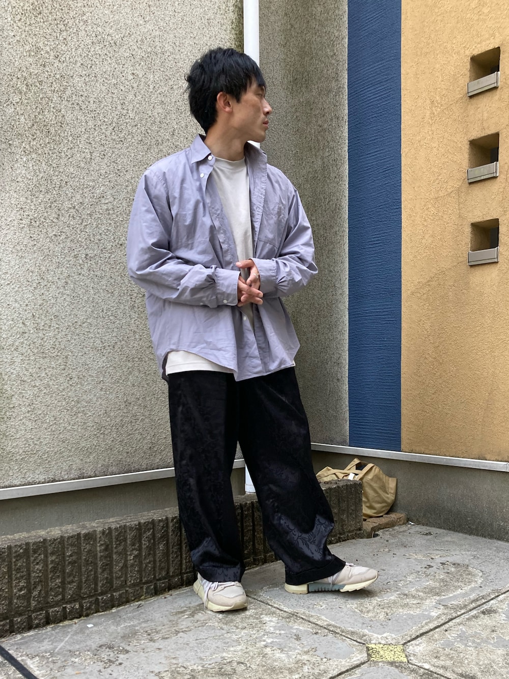 リーフサテンチャイナワイドパンツ （MAISON SPECIAL（メゾン