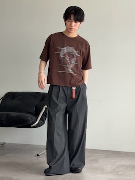 「epnok（エプノック）のアイテム」を使った、sakuさん（メンズ・164cm）の夏コーディネート