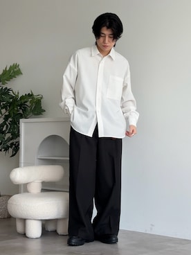 「アイテム（その他シューズ）」を使った、sakuさん（メンズ・164cm）の秋コーディネート
