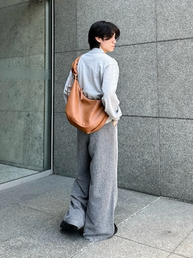 「アイテム（ニット/セーター）」を使った、sakuさん（メンズ・164cm）の夏コーディネート