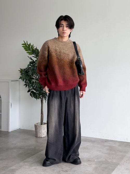 PG × Steven Alan＞ KNOCK BLACK LEATHER/シューズ（モカシン