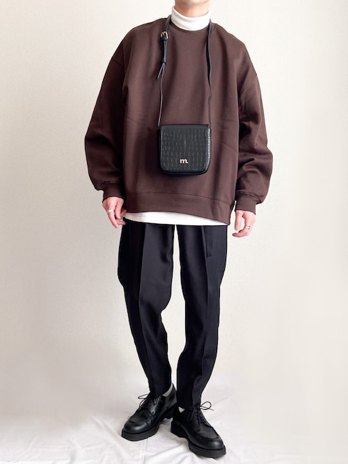 MASONPRINCE モーターサイクルバッグ風 ショルダーバッグ ブラック PUレザーミニショルダーバッグ BB1935 【MASONPRINCE】を使った人気