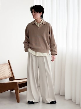 「HARUTA（ハルタ）のアイテム」を使った、sakuさん（メンズ・164cm）の冬コーディネート