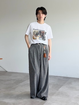 「UNIQLO（ユニクロ）のアイテム」を使った、sakuさん（メンズ・164cm）の夏コーディネート
