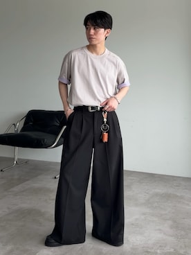 「epnok（エプノック）のアイテム」を使った、sakuさん（メンズ・164cm）の夏コーディネート