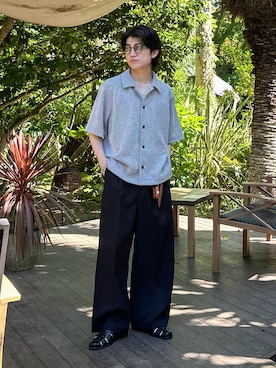 「epnok（エプノック）のアイテム」を使った、sakuさん（メンズ・164cm）の夏コーディネート