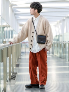 「GLOBAL WORK（グローバルワーク）のアイテム」を使った、sakuさん（メンズ・164cm）の春コーディネート