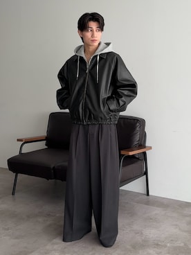 sakuさん（メンズ・164cm）の冬コーディネート