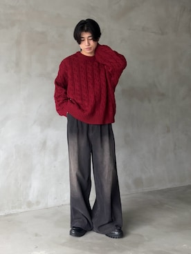 「アイテム（その他シューズ）」を使った、sakuさん（メンズ・164cm）の秋コーディネート