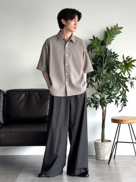 「epnok（エプノック）のアイテム」を使った、sakuさん（メンズ・164cm）の夏コーディネート