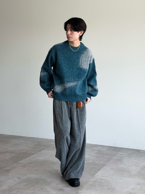 PG × Steven Alan＞ KNOCK BLACK LEATHER/シューズ（モカシン