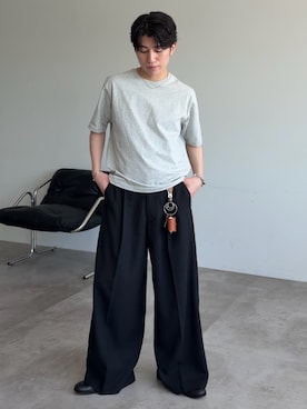 「アイテム（パンツ）」を使った、sakuさん（メンズ・164cm）の夏コーディネート