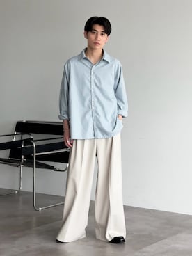 「epnok（エプノック）のアイテム」を使った、sakuさん（メンズ・164cm）の春コーディネート