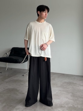 「epnok（エプノック）のアイテム」を使った、sakuさん（メンズ・164cm）の夏コーディネート