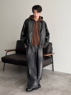 sakuさん（メンズ・164cm）の冬コーディネート