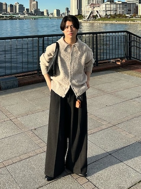 「アイテム（キーケース/キーアクセサリー）」を使った、sakuさん（メンズ・164cm）の秋コーディネート