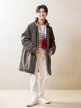 「UNIQLO（ユニクロ）のアイテム（シューズ）」を使った、sakuさん（メンズ・164cm）の冬コーディネート