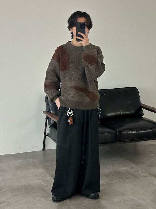 PG × Steven Alan＞ KNOCK BLACK LEATHER STEVEN ALAN（スティーブンアラン） デッキシューズ 「PG × KNOCK