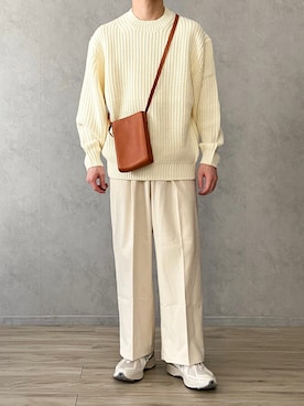 「BeAMS DOT（ビームスドット）のアイテム」を使った、sakuさん（メンズ・164cm）の冬コーディネート