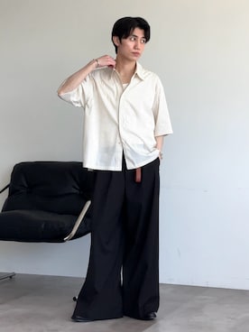 「epnok（エプノック）のアイテム」を使った、sakuさん（メンズ・164cm）の春コーディネート