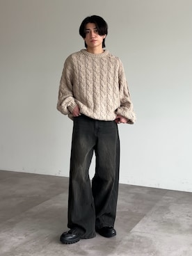 「アイテム（その他シューズ）」を使った、sakuさん（メンズ・164cm）の秋コーディネート