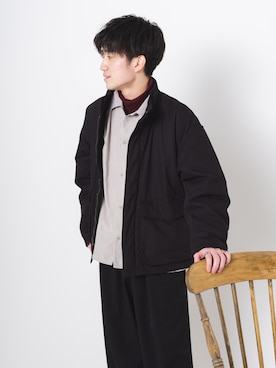 「アイテム（リング）」を使った、sakuさん（メンズ・164cm・20代）の冬コーディネート