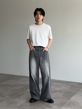 「Magine（マージン）のアイテム」を使った、sakuさん（メンズ・164cm）の夏コーディネート