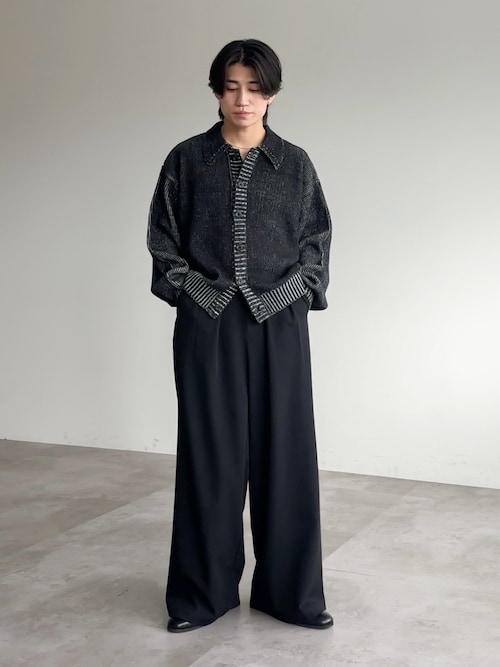 プレーティングルーズニットシャツ（ニット/セーター）｜epnok