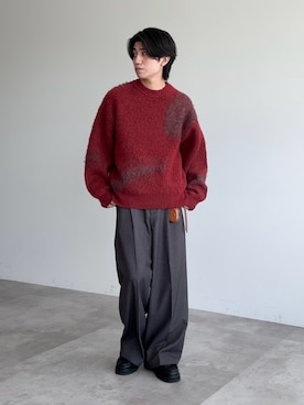 「アイテム（モカシン/デッキシューズ）」を使った、sakuさん（メンズ・164cm）の秋コーディネート