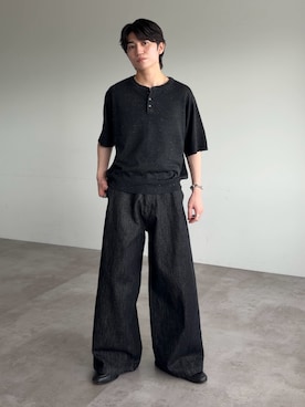 「アイテム（パンツ）」を使った、sakuさん（メンズ・164cm）の夏コーディネート