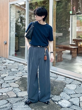 「Daniel Wellington（ダニエルウェリントン）のアイテム」を使った、sakuさん（メンズ・164cm）の秋コーディネート